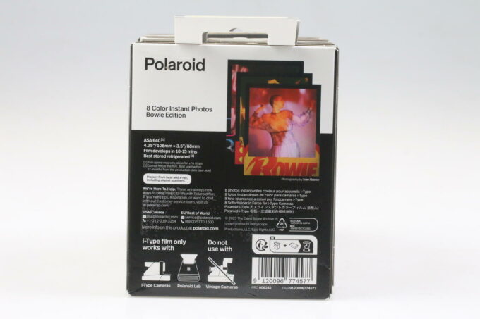 Polaroid Bowie i-Type Film (6 Film-Packs) - ABGELAUFEN/EXPIRED (11.23)