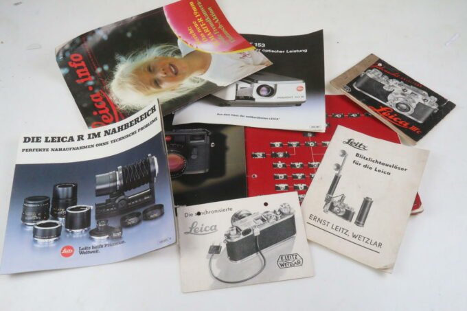 diverse Leica Reklame / Publikationen