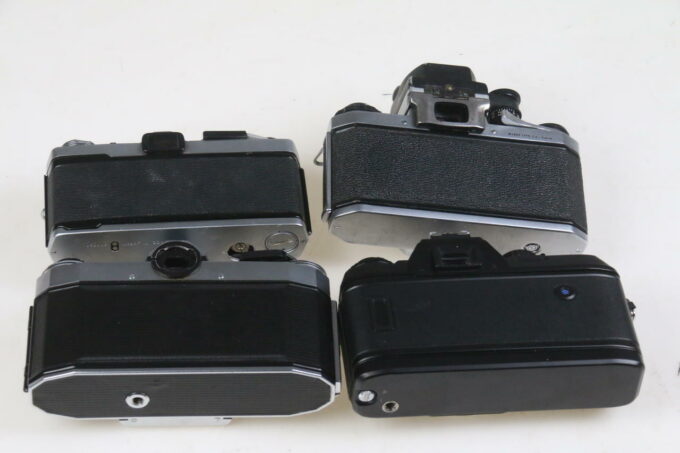 Konvolut diverse SLR Kameras - 9 Stück Bastlergeräte