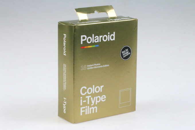 Polaroid i-Type Color Film Golden Moments 16 - Abgelaufen