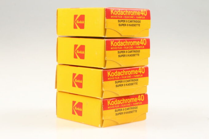 Kodak Kodachrome 40 Super 8 Film - 4 Stück Ablauf 04/1984