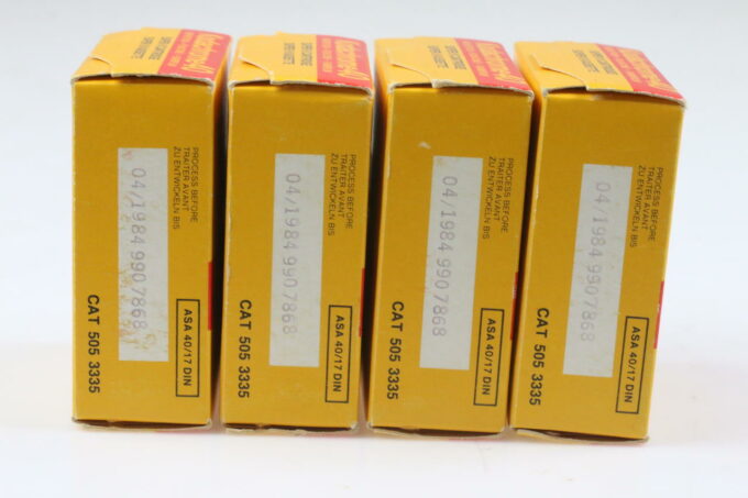 Kodak Kodachrome 40 Super 8 Film - 4 Stück Ablauf 04/1984