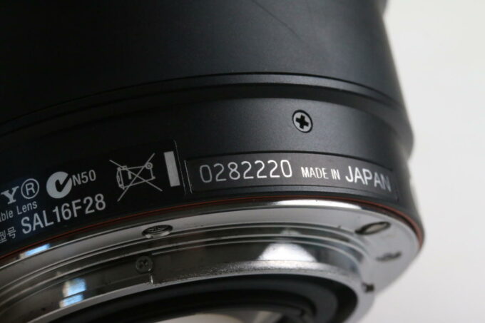 Sony SAL 16mm f/2,8 Fish-Eye - #0282220