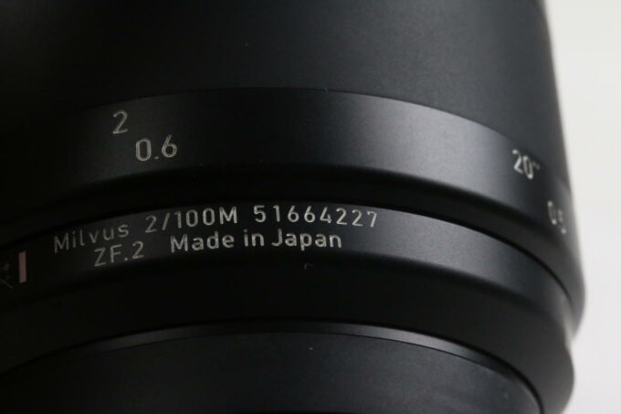 Zeiss Milvus 100mm T* f/2,0 M ZE ZF.2 für Nikon - #51664227