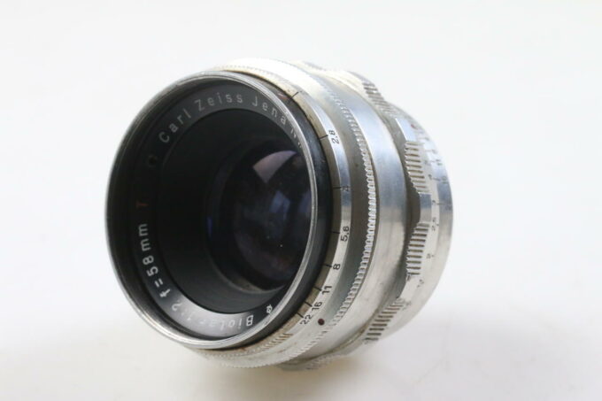 Zeiss Carl Jena Biotar 58mm f/2,0 für M42 - Bastlergerät Objektiv - #3596553 - Image 2