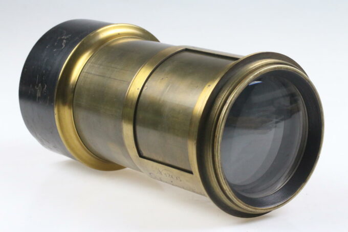 DEROGY Messing Objektiv / rare brass lens 21cm Höhe - #12693