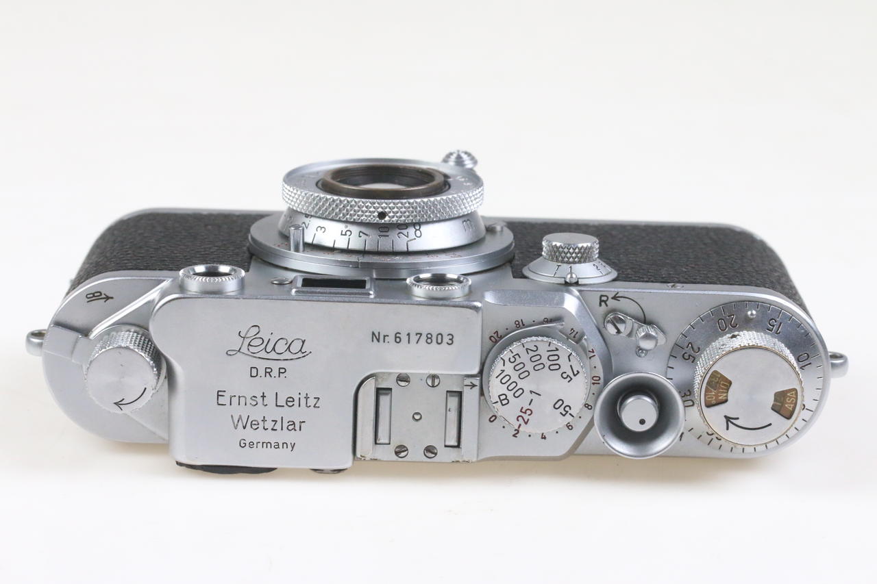 Leica IIIf Sucherkamera mit Elmar 5cm f/3,5 Red Scale Leica IIIf Sucherkamera mit Elmar 5cm f/3,5 Red Scale