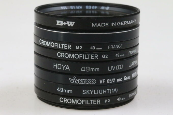 Filtersatz 49mm - 8 Filter