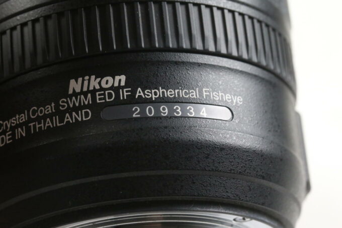 Nikon AF-S 8-15mm f/3,5-4,5 Fisheye E ED - #209334