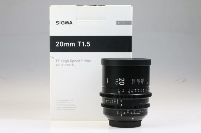 Sigma Cine Lens 20mm T1,5 FF / EF-Mount - #52585976