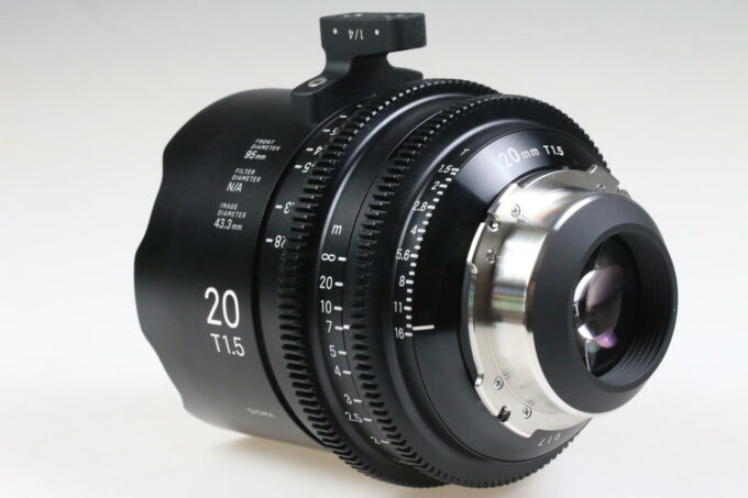 Sigma Cine 20mm T1,5 FF / PL metric - FF High Speed Prime Line - #52518969 - Image 3