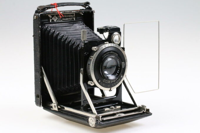 KWD Patent Etui 6,5x9cm mit Carl Zeiss Tessar 105mm f/4,5 - #35929 - Image 2