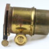 Messingobjektiv mit Klappdeckel 10,5cm höhe