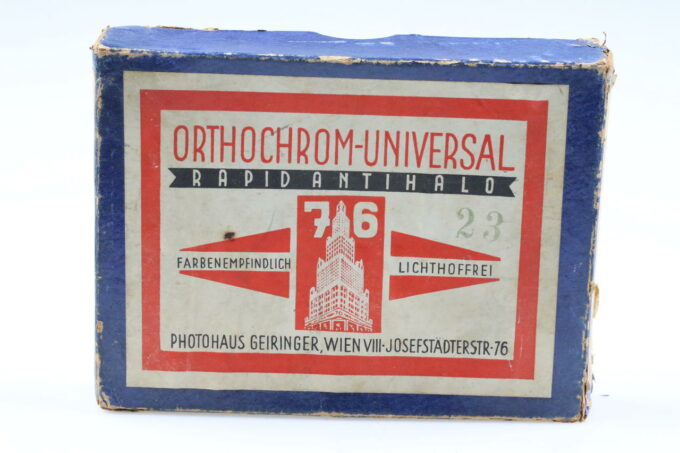 Glasplatten Orthochrom Universal Photohaus Geiringer Wien