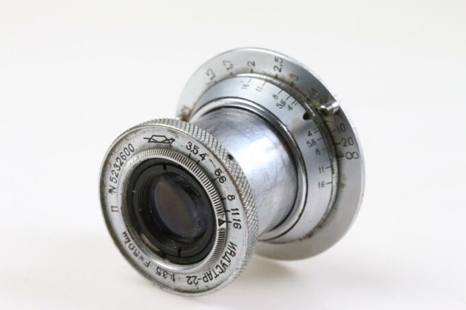 KMZ Industar-22 50mm f/3,5 für M39 Bajonett - #5232600