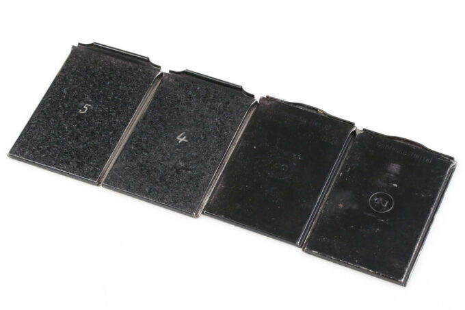 Contessa Nettel Glasplattenkassetten 4,5x6cm - 4 Stück
