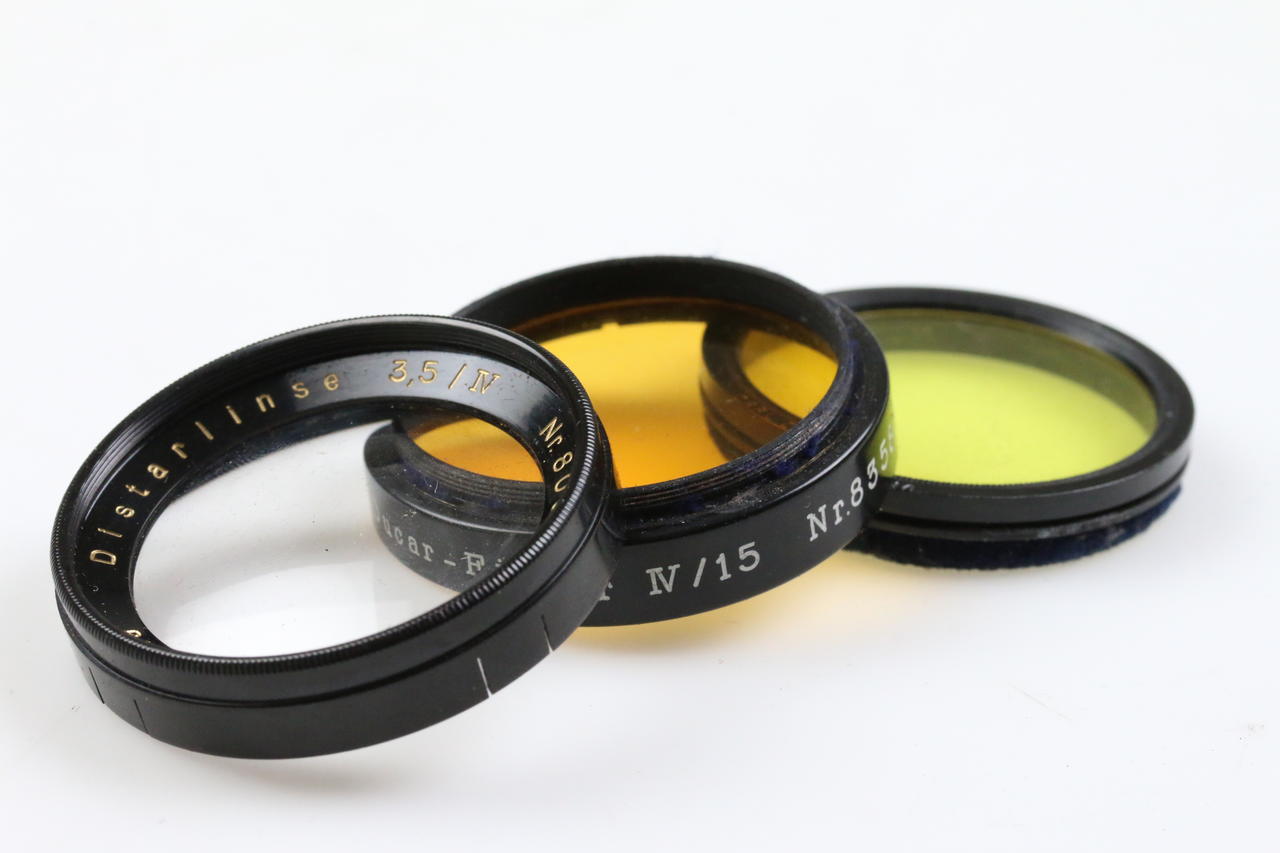Zeiss Jena Distarlinse mit Filter