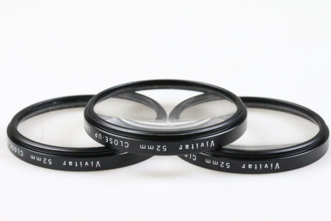 Vivitar Close-Up Filterset No. 1, 2, 3 / Durchmesser 52mm