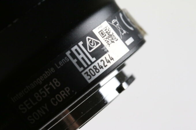 Sony FE 85mm f/1,8 - #3084244