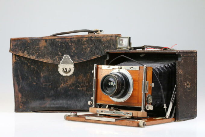Wünsche Favorit Holzkamera 13x18cm mit Reichert 194mm - Bastlergerät