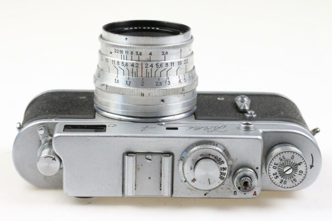 KMZ Zorki 4K mit Jupiter 50mm f/2 - Bastlergerät - #6503188