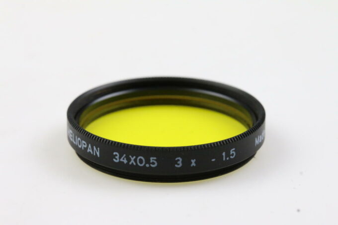 Heliopan Gelbfilter 3x 34mm