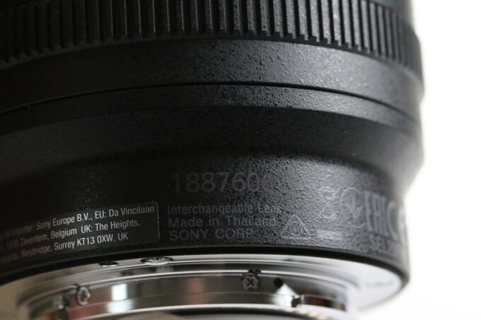 Sony FE 20mm f/1,8 G - #1887606