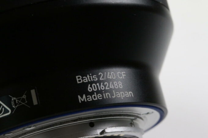 Zeiss Batis 40mm f/2,0 CF für Sony E - #60162488 - Image 6