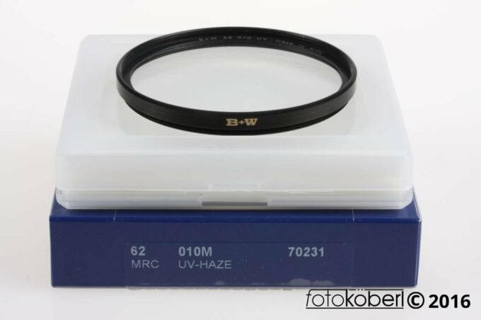 B+W UV-Haze 1x (010) Filter - 62mm