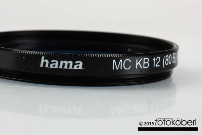 Hama HTMC KB12 Blaufilter 80B - 46mm farbe