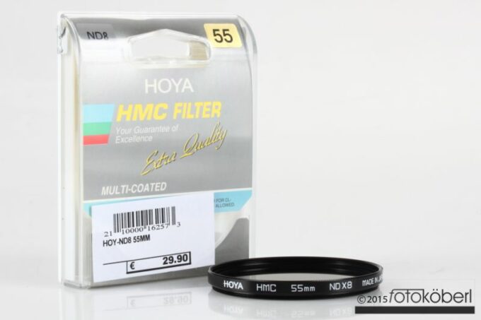 Hoya Neutralgrau Filter ND8 - 55mm