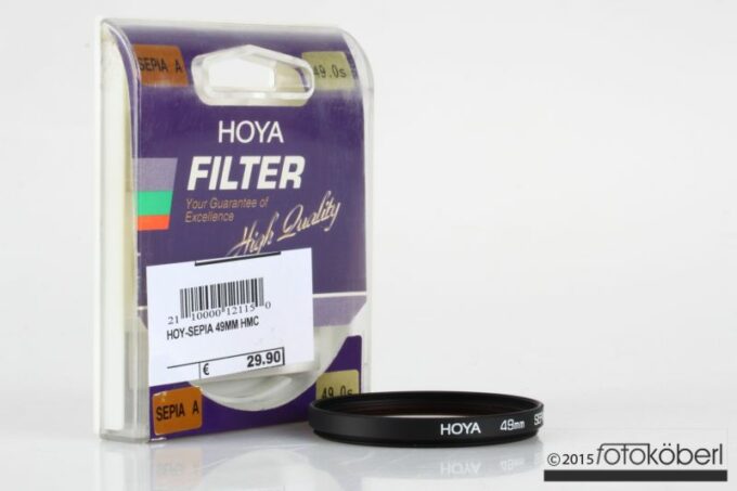 Hoya Filter Sepiafilter - 49mm farbe nostalgie color effect