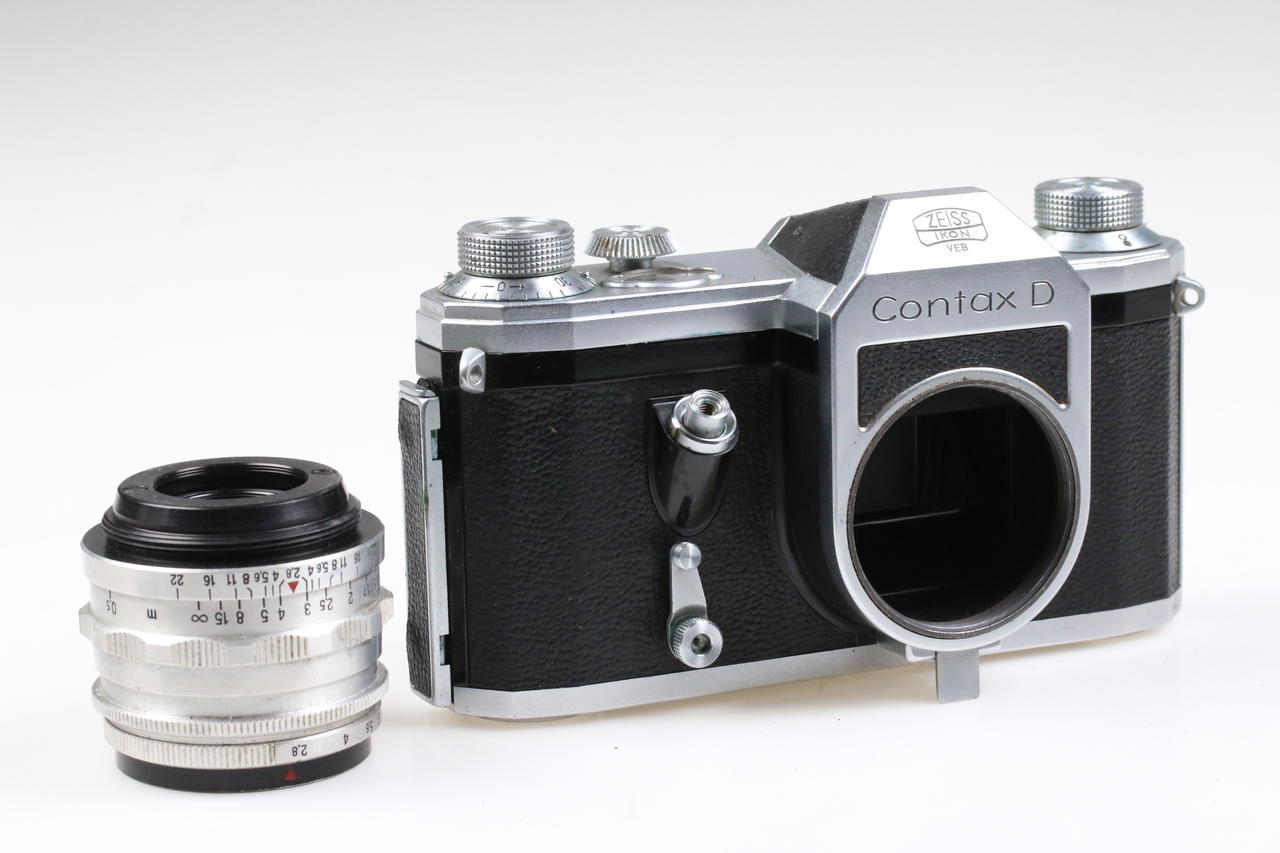 Zeiss Ikon Contax D mit Tessar 50mm f/2,8 (Verschluss defekt) - #32407 - Image 2