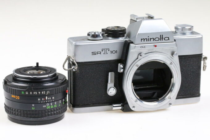 Minolta SR-T 101 mit MC Rokkor PF 50mm f/1,7 - #1256267