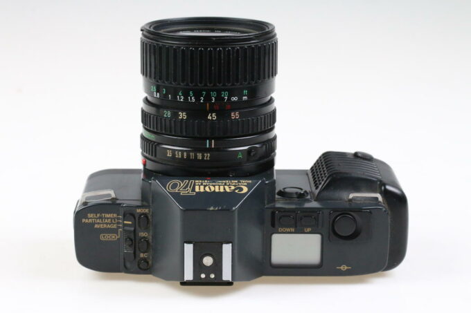 Canon T70 mit Zoom Lens FD 28-55mm f/3,5-4,5 - #1109711