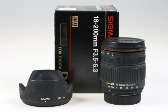 Sigma 18-200mm f/3,5-6,3 DC D für Nikon F (DX) - #2030244