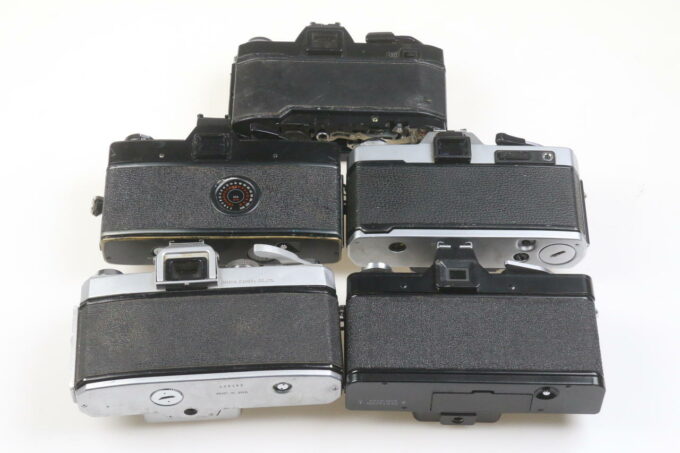 Konvolut diverse SLR Kameras- 9 Stück Bastlergeräte