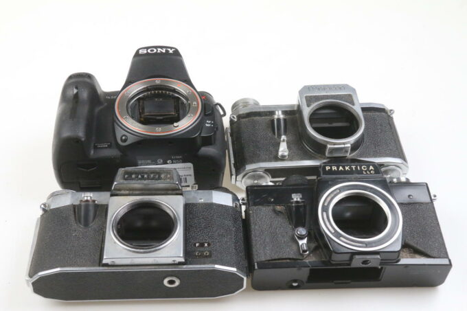 Konvolut diverse SLR Kameras- 8 Stück Bastlergeräte