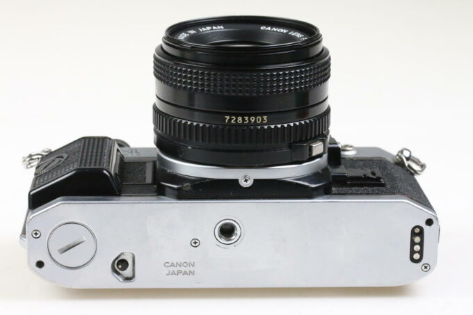 Canon AE-1 Gehäuse mit FD 50mm f/1,8 - #3691414