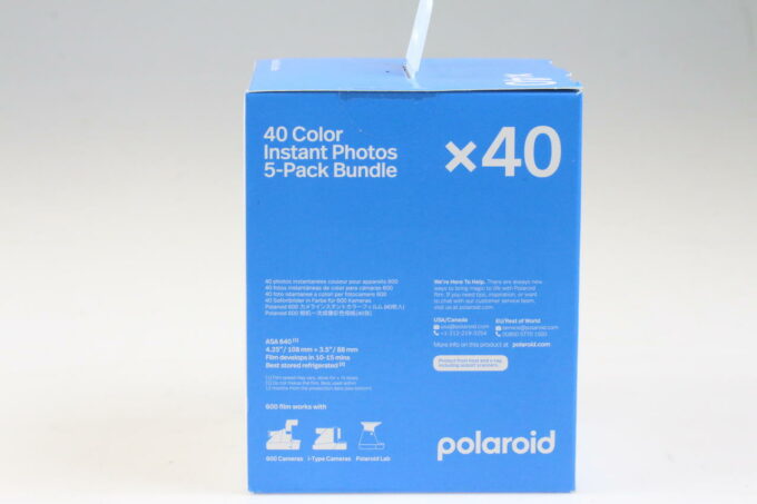 Polaroid 600 Color Abgelaufen 40Stk.