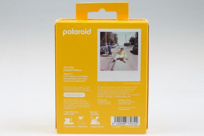 Polaroid i-Type Color Film 16Aufnahmen - Expired 02/23
