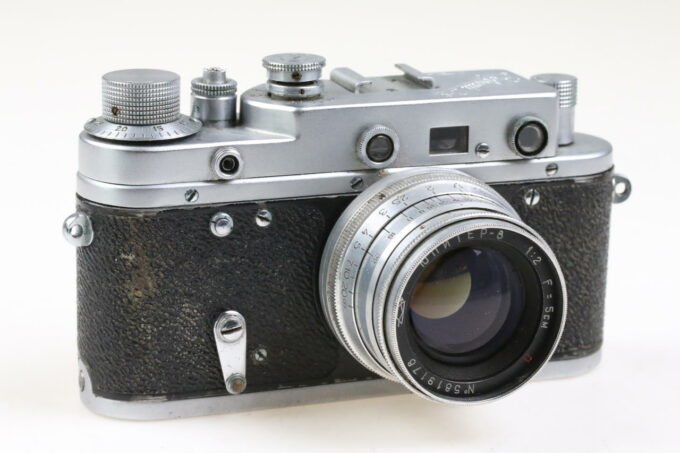 KMZ ZORKI 2c mit Jupiter-8 50mm f/2,0 Bastlergerät - #58152167