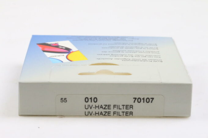 B+W E55 010 1x UV Haze Filter - 55mm