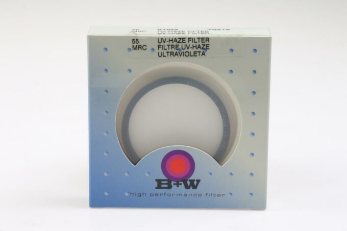 B+W UV Haze 1x (010) Filter 55mm MRC