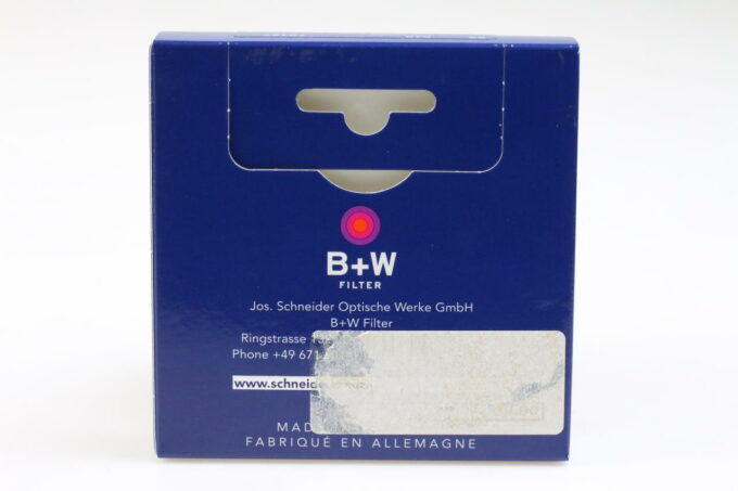 B+W UV Haze 1x (010) Filter 62mm