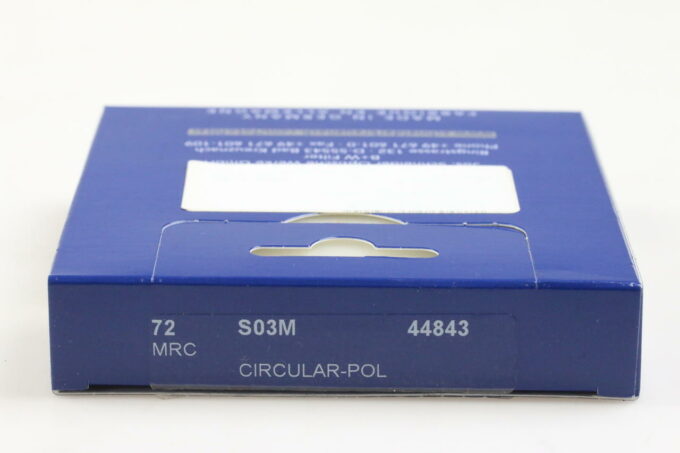 B+W Circular Pol Filter MRC S03M F-Pro - 72mm