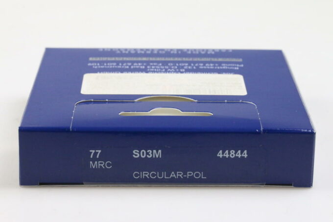 B+W Circular Pol Filter MRC S03M F-Pro - 77mm