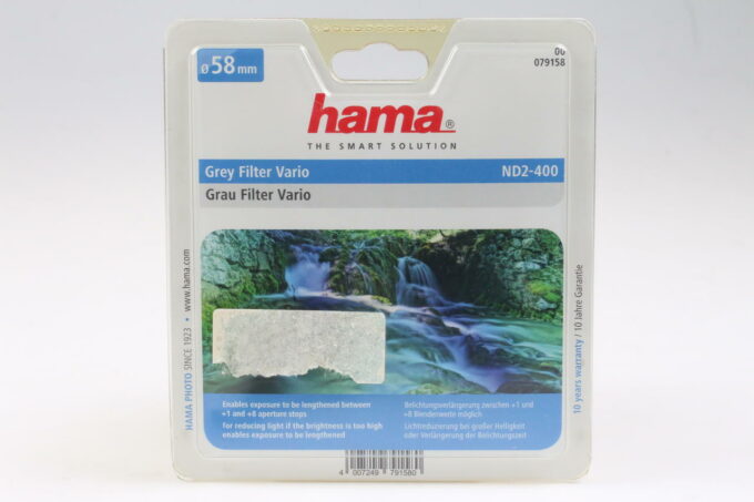 Hama Vario ND-Filter 2 - 400 - 58mm