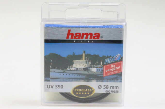 Hama UV 390 Filter 58mm HTMC