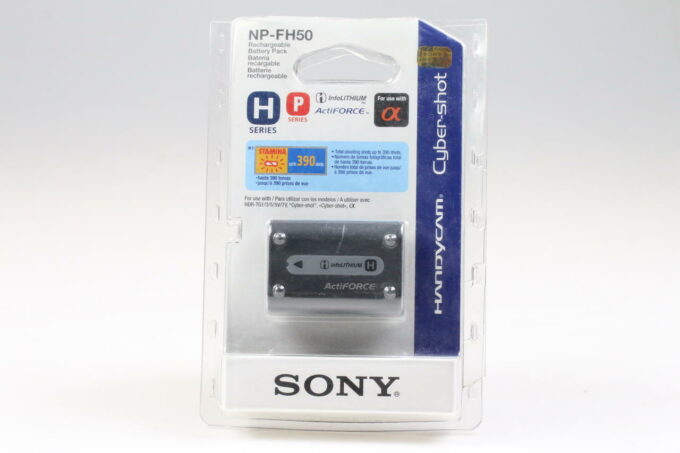 Sony NP-FH50 Akku für Alpha, Cyber-shot und Handycam